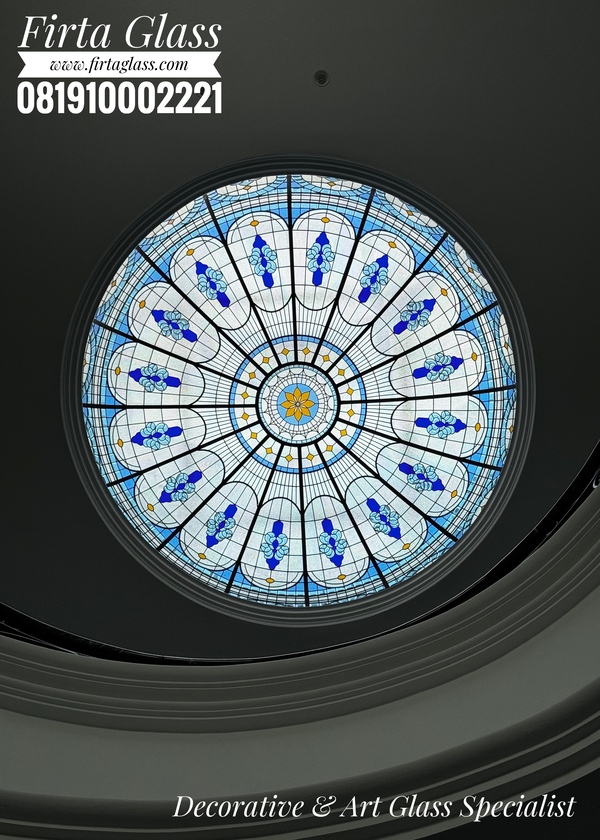 Ke indahan Kaca Patri Dome